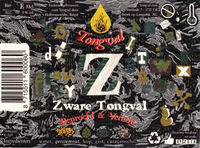 Zware Tongval etiket